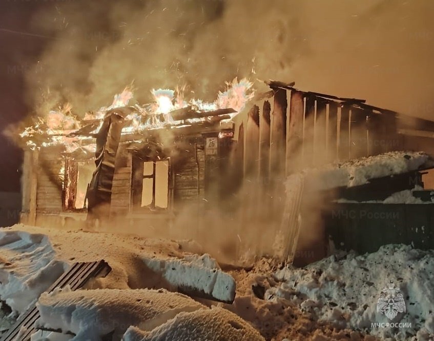Пожар в г. Медынь, ул. Калужская